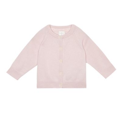 J by Jasper Conran Baby girls' pink cashmere cardigan